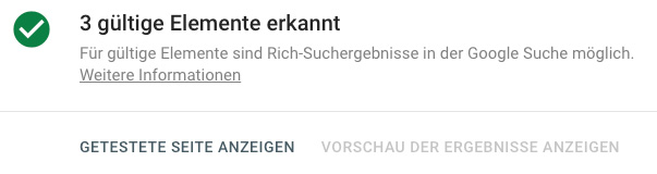 Strukturierte Daten (Schema.org) nutzen, um Inhalte wie Events, Produkte oder Bewertungen in den Suchergebnisse sichtbar zu machen.